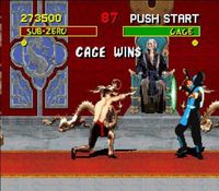 Mortal Kombat sur Nintendo Super Nes